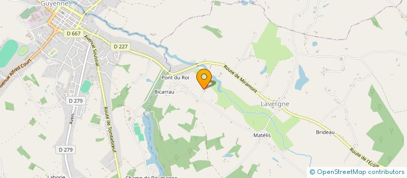 localisation de l'entreprise SCI NICKELLESON'S  LAVERGNE