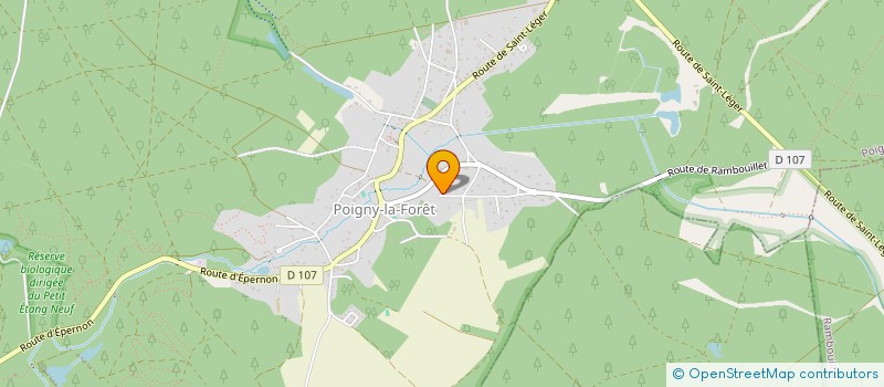 localisation de l'entreprise SCI NICKY  POIGNY-LA-FORET