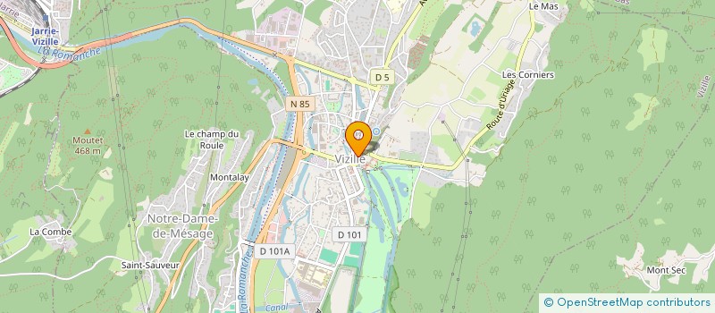 localisation de l'entreprise SCI NICLO  VIZILLE