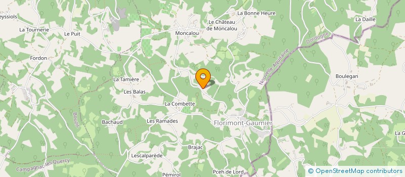 localisation de l'entreprise SCI NICO  CASTELNAUD LA CHAPELLE