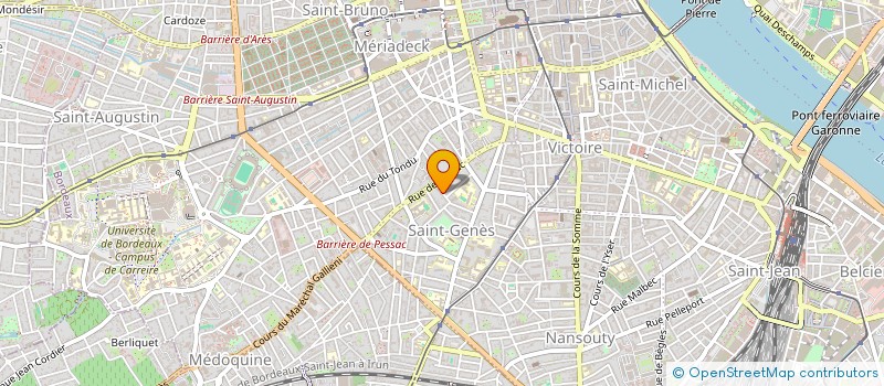 localisation de l'entreprise SCI NICO  BORDEAUX