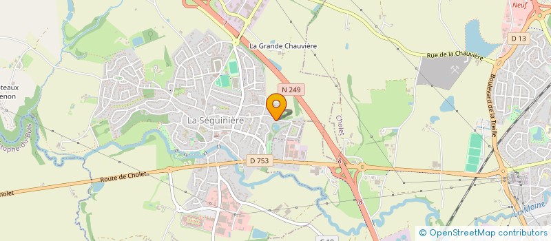 localisation de l'entreprise SCI NICO  LA SEGUINIERE