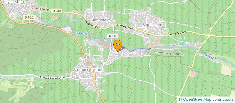 localisation de l'entreprise SCI NICO  AMMERSCHWIHR