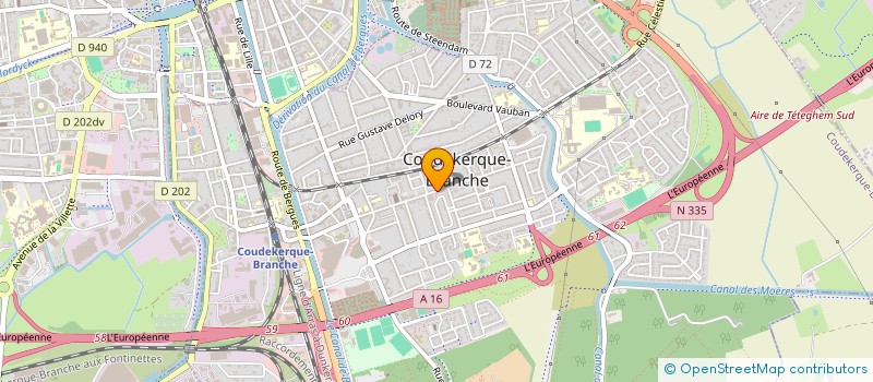 localisation de l'entreprise SCI NICO  COUDEKERQUE-BRANCHE