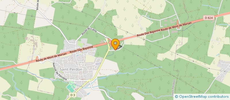 localisation de l'entreprise SCI NICO  SAINT-PERDON