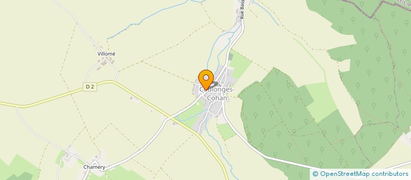 localisation de l'entreprise SCI NICO  COULONGES-COHAN