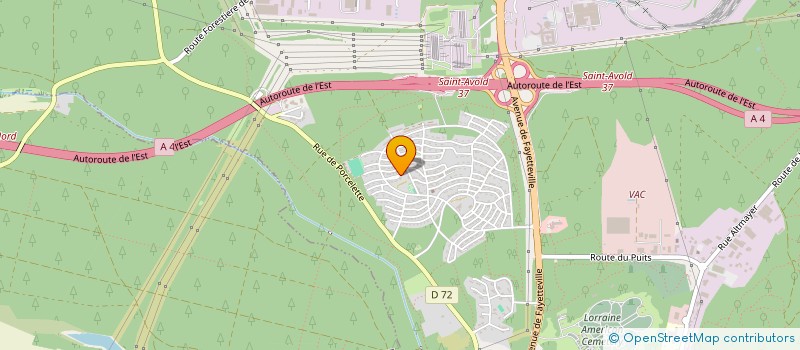 localisation de l'entreprise SCI NICO  SAINT-AVOLD