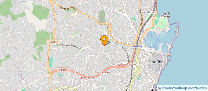 localisation de l'entreprise SCI NICO à ANTIBES