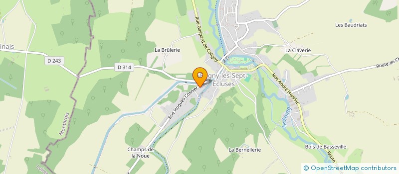 localisation de l'entreprise SCI NICO IMMOBILIER  ROGNY-LES-SEPT-ECLUSES