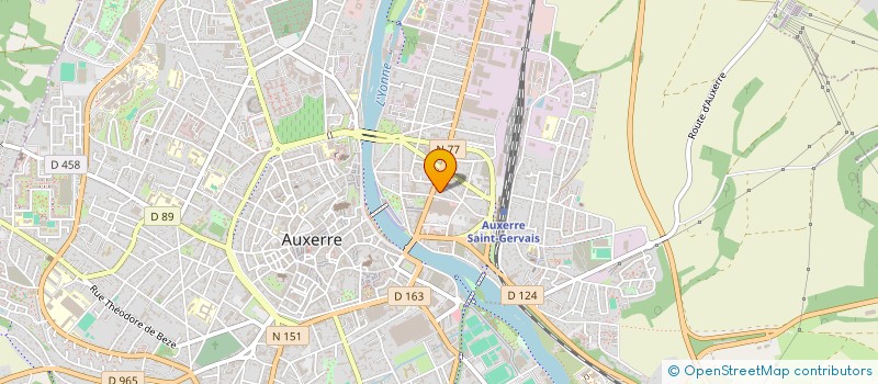 localisation de l'entreprise SCI NICO JAURES à AUXERRE