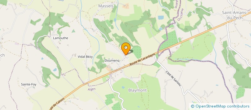 localisation de l'entreprise SCI NICO-LA  MASSELS