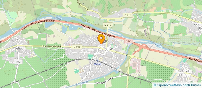 localisation de l'entreprise SCI NICO LO  MILLAS