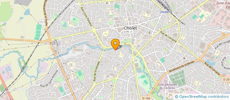 localisation de l'entreprise SCI NICOBANJO à CHOLET