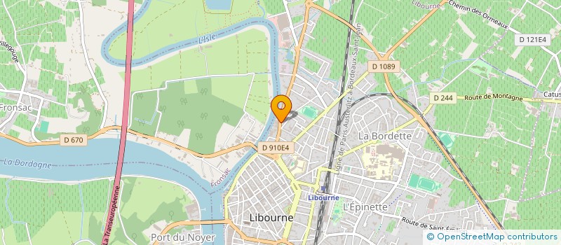 localisation de l'entreprise SCI NICOBELLE  LIBOURNE