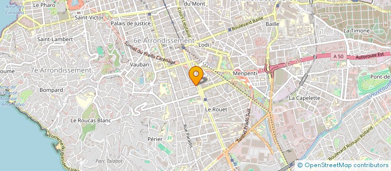 localisation de l'entreprise SCI NICODEL à MARSEILLE