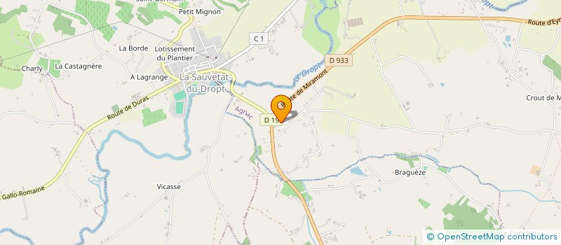 localisation de l'entreprise SCI NICODEMO F&ML  AGNAC