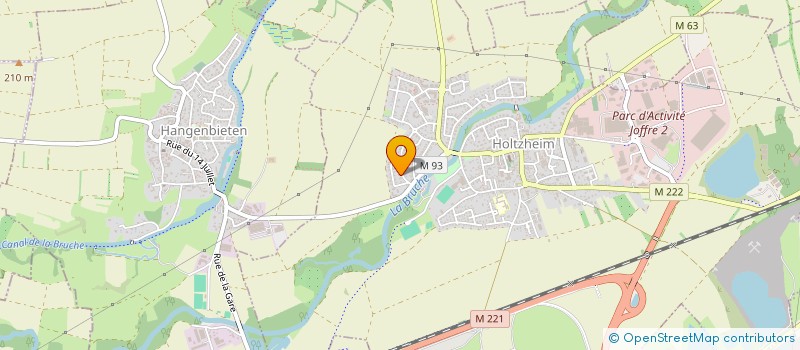 localisation de l'entreprise SCI NICOJUL  HOLTZHEIM