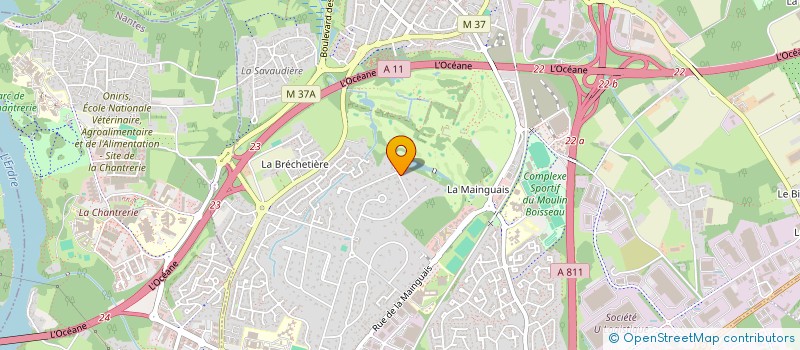 localisation de l'entreprise SCI NICOL  CARQUEFOU