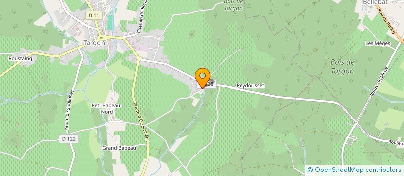 localisation de l'entreprise SCI NICOLA  TARGON