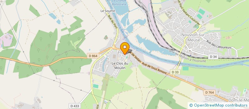 localisation de l'entreprise SCI NICOLA  CHALANDRY-ELAIRE