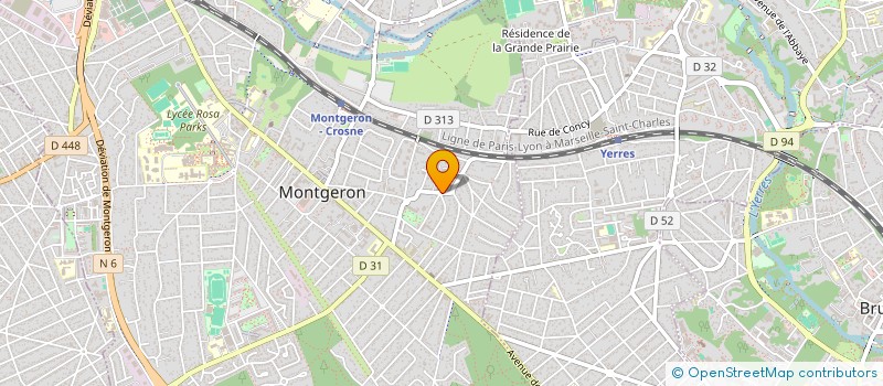 localisation de l'entreprise SCI NICOLABLON à MONTGERON