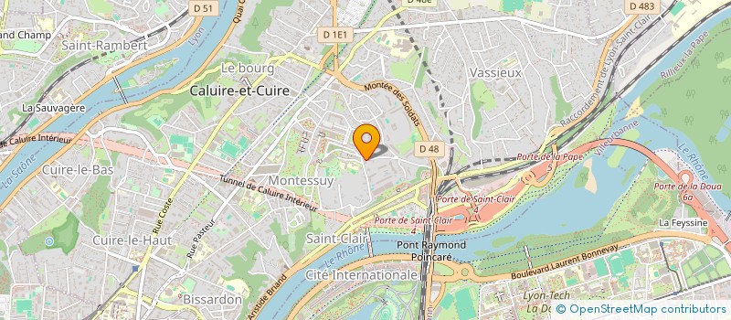 localisation de l'entreprise SCI NICOLAI 13  CALUIRE-ET-CUIRE