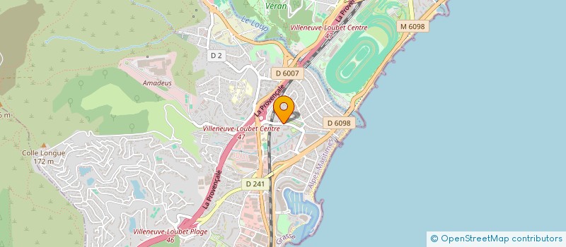 localisation de l'entreprise SCI NICOLAS à VILLENEUVE-LOUBET