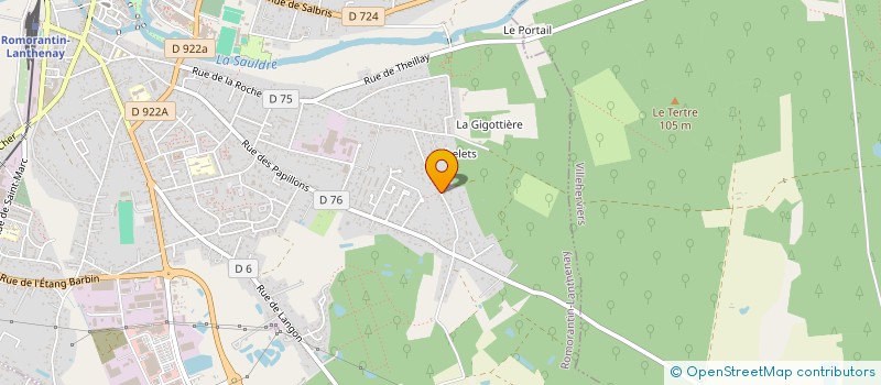 localisation de l'entreprise SCI NICOLAS  ROMORANTIN-LANTHENAY