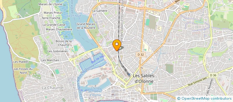 localisation de l'entreprise SCI NICOLAS à LES SABLES D'OLONNE