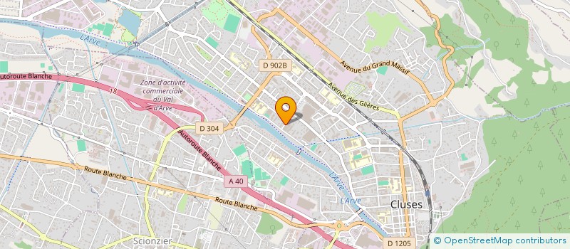 localisation de l'entreprise SCI NICOLAS  CLUSES