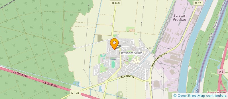 localisation de l'entreprise SCI NICOLAS  OTTMARSHEIM