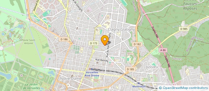 localisation de l'entreprise SCI NICOLAS à VERSAILLES