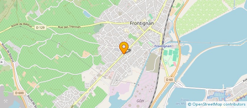 localisation de l'entreprise SCI NICOLAS à FRONTIGNAN