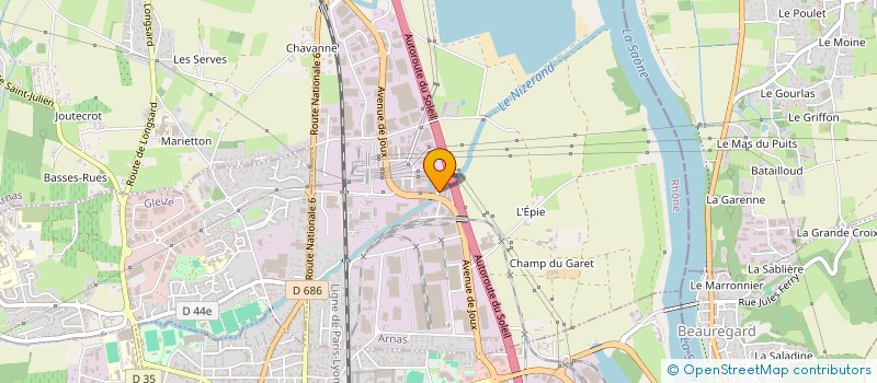 localisation de l'entreprise SCI NICOLAS  THEIZE