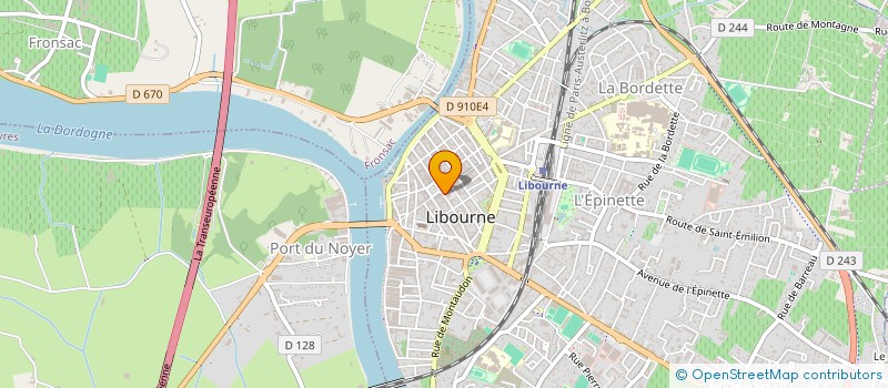 localisation de l'entreprise SCI NICOLAS  LIBOURNE