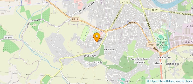 localisation de l'entreprise SCI NICOLAS  PUJOLS