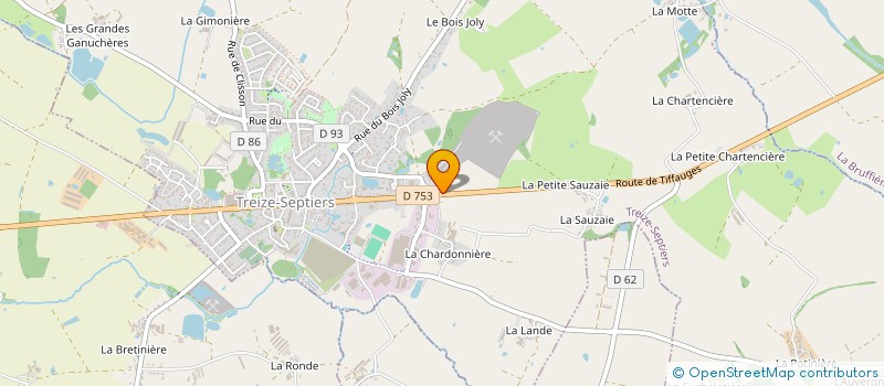 localisation de l'entreprise SCI NICOLAS à TREIZE-SEPTIERS