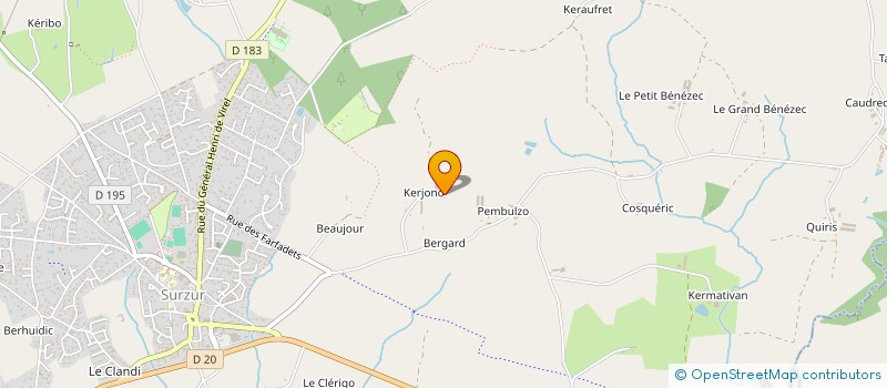 localisation de l'entreprise SCI NICOLAS  SURZUR