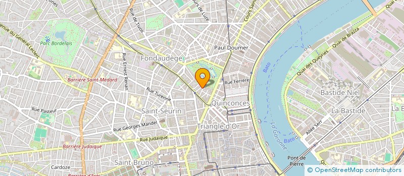 localisation de l'entreprise SCI NICOLAS B.  BORDEAUX