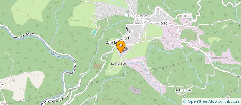 localisation de l'entreprise SCI NICOLAS BENOIT  LACROUZETTE