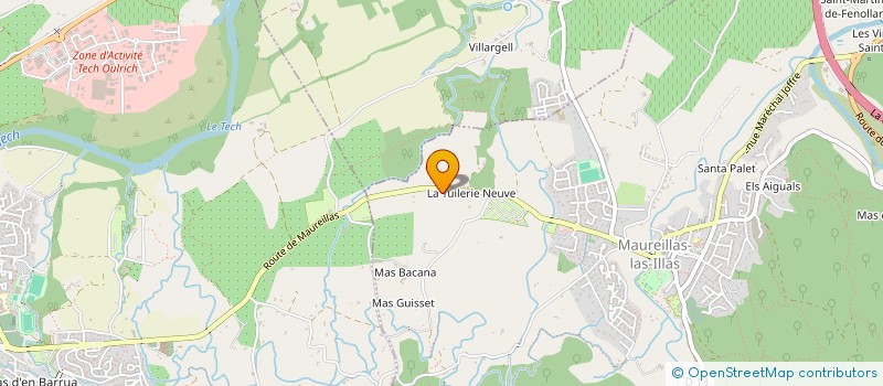 localisation de l'entreprise SCI NICOLAS ET VALERIE  MAUREILLAS-LAS-ILLAS