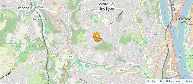 localisation de l'entreprise SCI NICOLAS MCL  SAINTE-FOY-LES-LYON