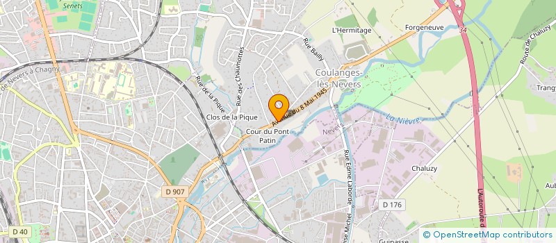 localisation de l'entreprise SCI NICOLAS-PHILIPPON  COULANGES-LES-NEVERS