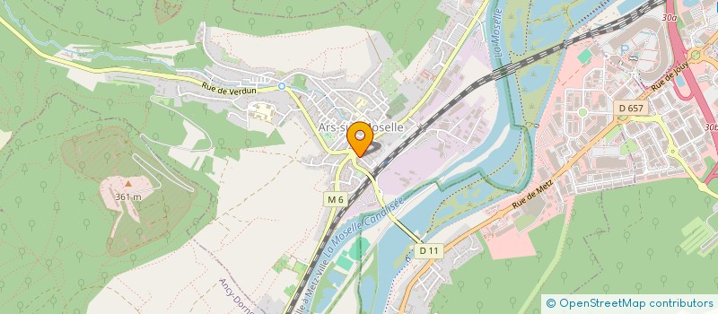 localisation de l'entreprise SCI NICOLAS RENAUX  ARS-SUR-MOSELLE