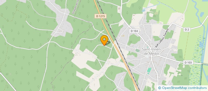 localisation de l'entreprise SCI NICOLAS SABATIER  SAINT-VIVIEN-DE-MEDOC