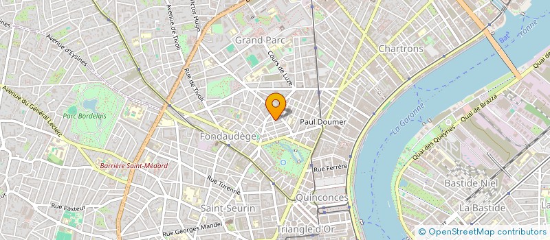 localisation de l'entreprise SCI NICOLAS SAINT-LAURENT  BORDEAUX