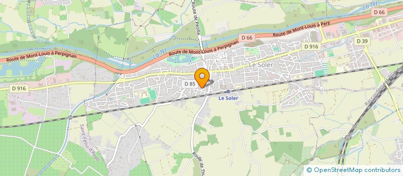 localisation de l'entreprise SCI NICOLAS-SANDRA  LE SOLER