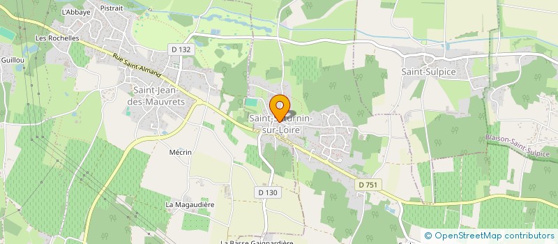 localisation de l'entreprise SCI NICOLAS SOULLARD à BRISSAC LOIRE AUBANCE