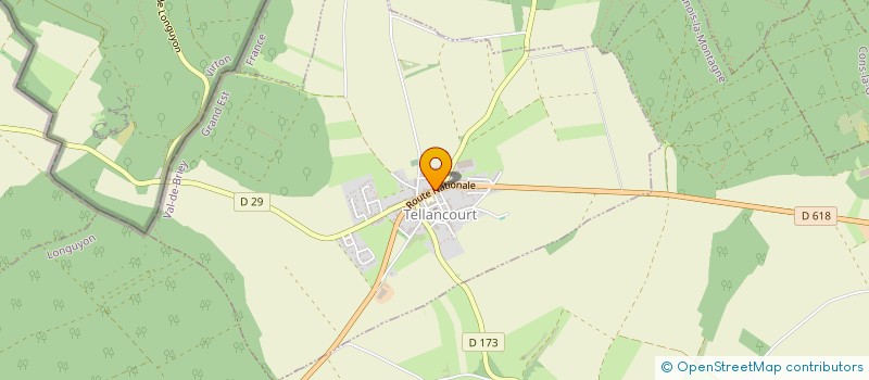 localisation de l'entreprise SCI NICOLAS-VALLI  TELLANCOURT