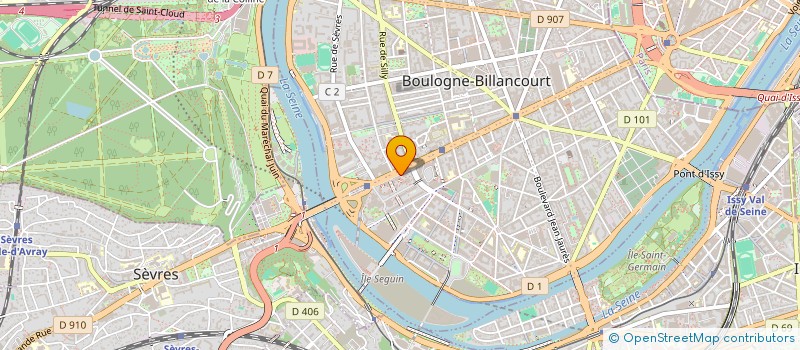 localisation de l'entreprise SCI NICOLAS-ZOGHBI à BOULOGNE-BILLANCOURT